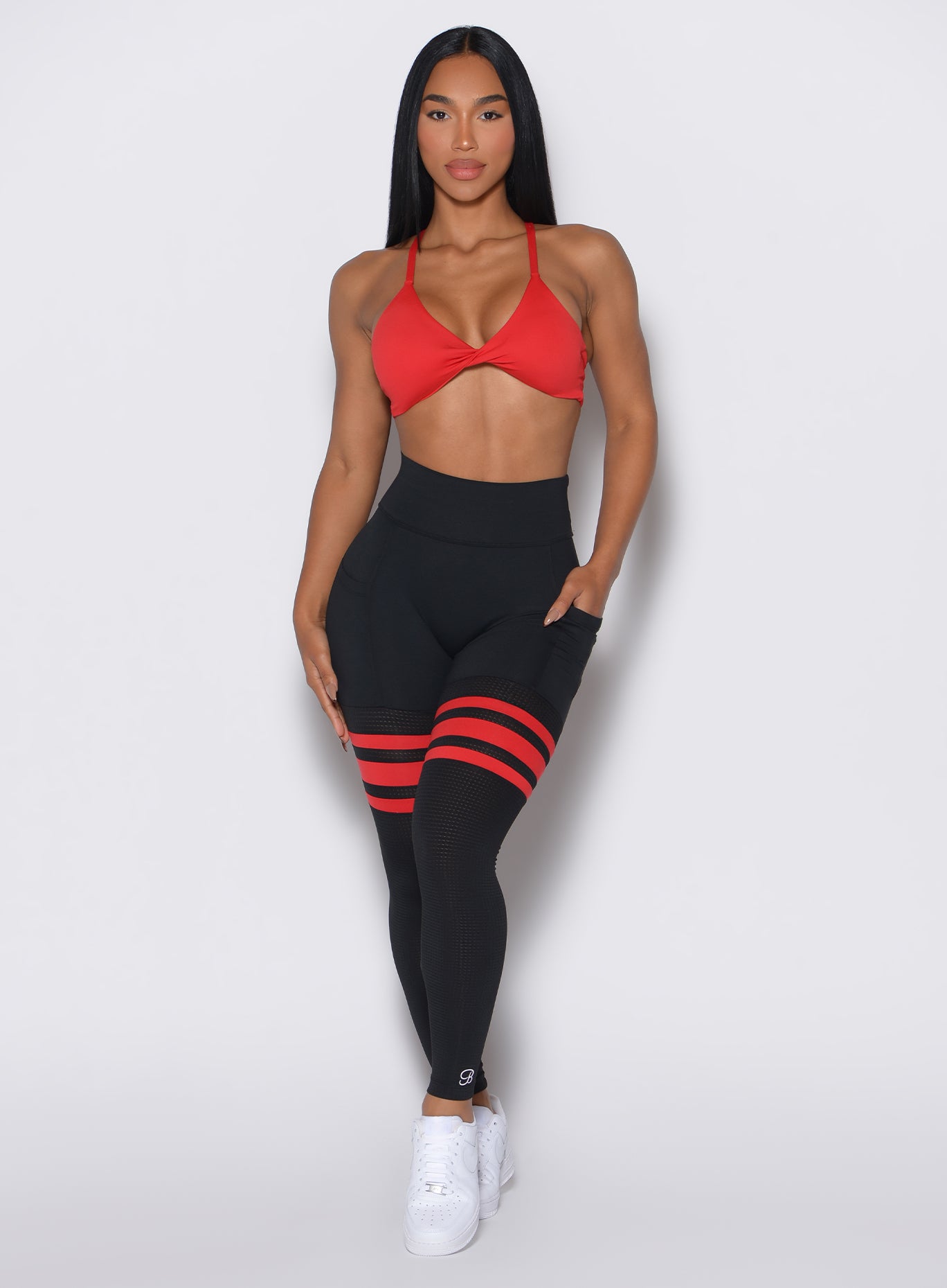 Perform Thigh Highs Black Fire Bombshell Sportswear