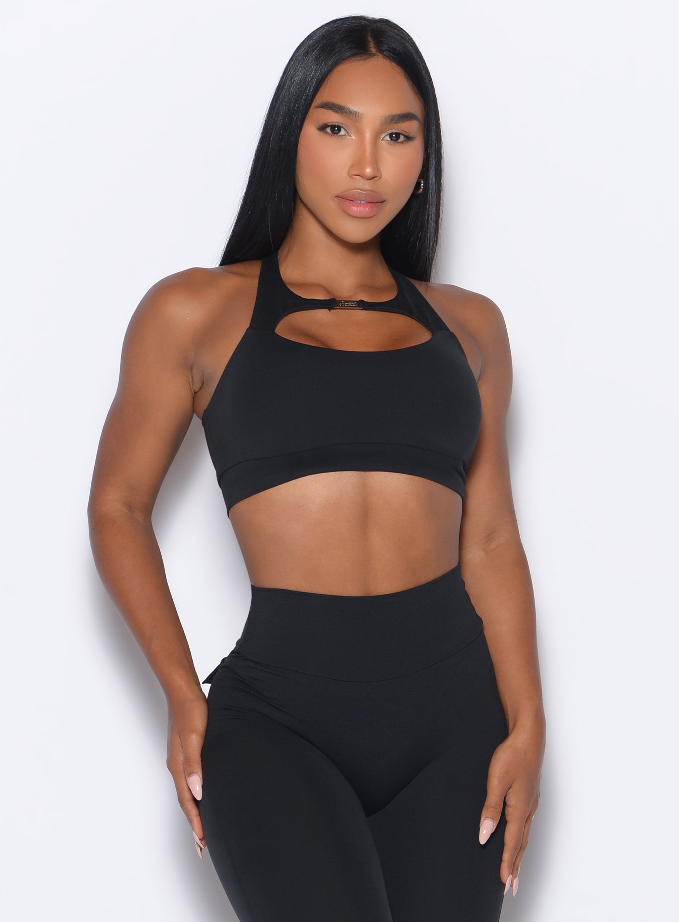 Store Bombshell Sportswear black butterfly bra