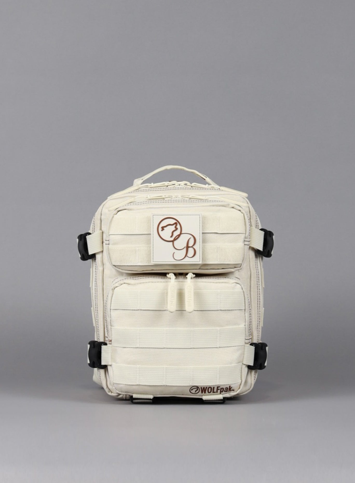 front view of the 9L Backpack Mini Bombshell Sportswear in Crème color