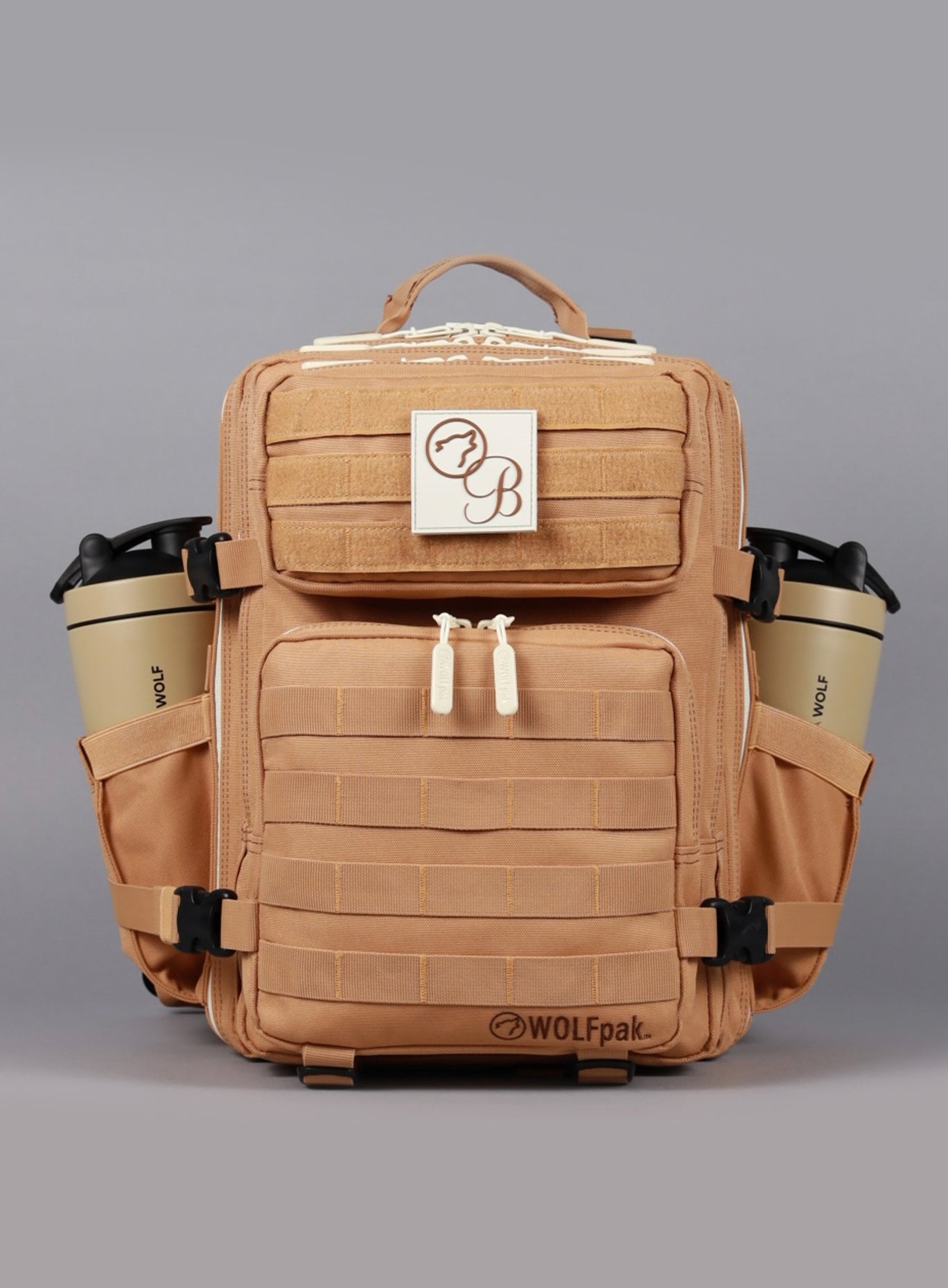 front view of the 25L Backpack Bombshell Sportswear in Caramel color