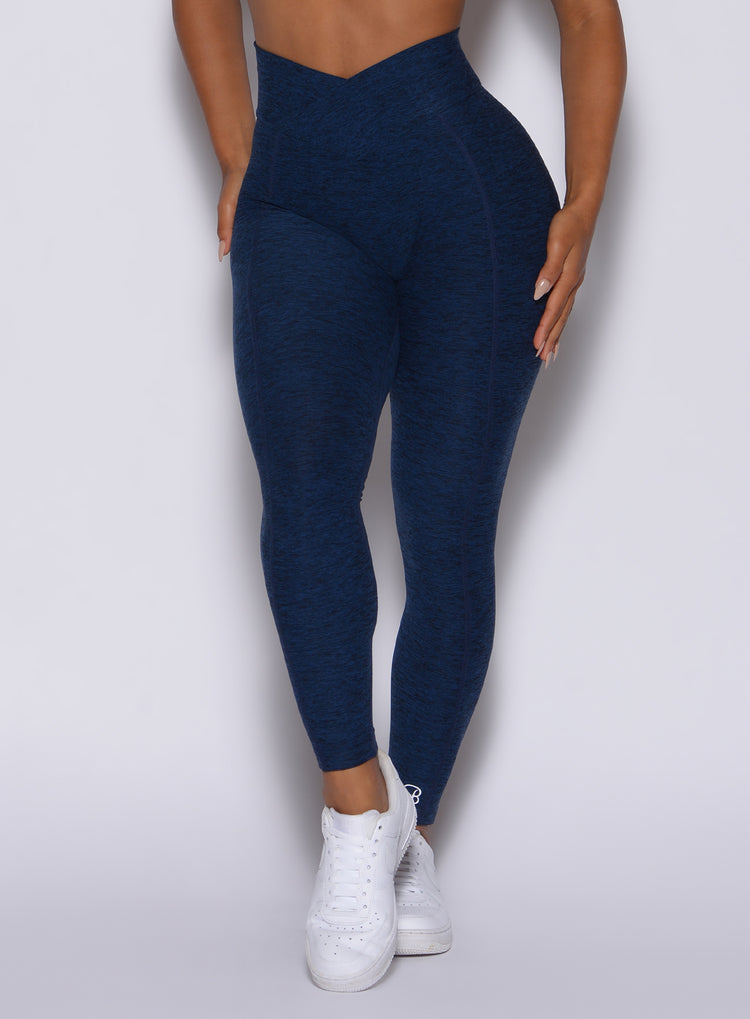 Brazilian Contour Legging | Blue | Bombshell Sportswear