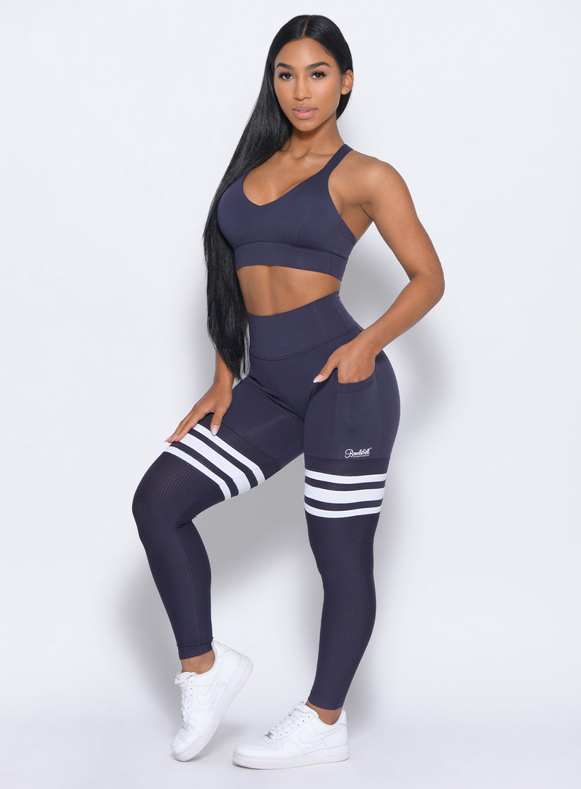 Perform Thigh Highs | Twilight Blue | Bombshell Sportswear