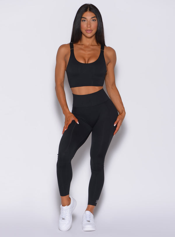 Snatched Waist Leggings | Black | Bombshell Sportswear