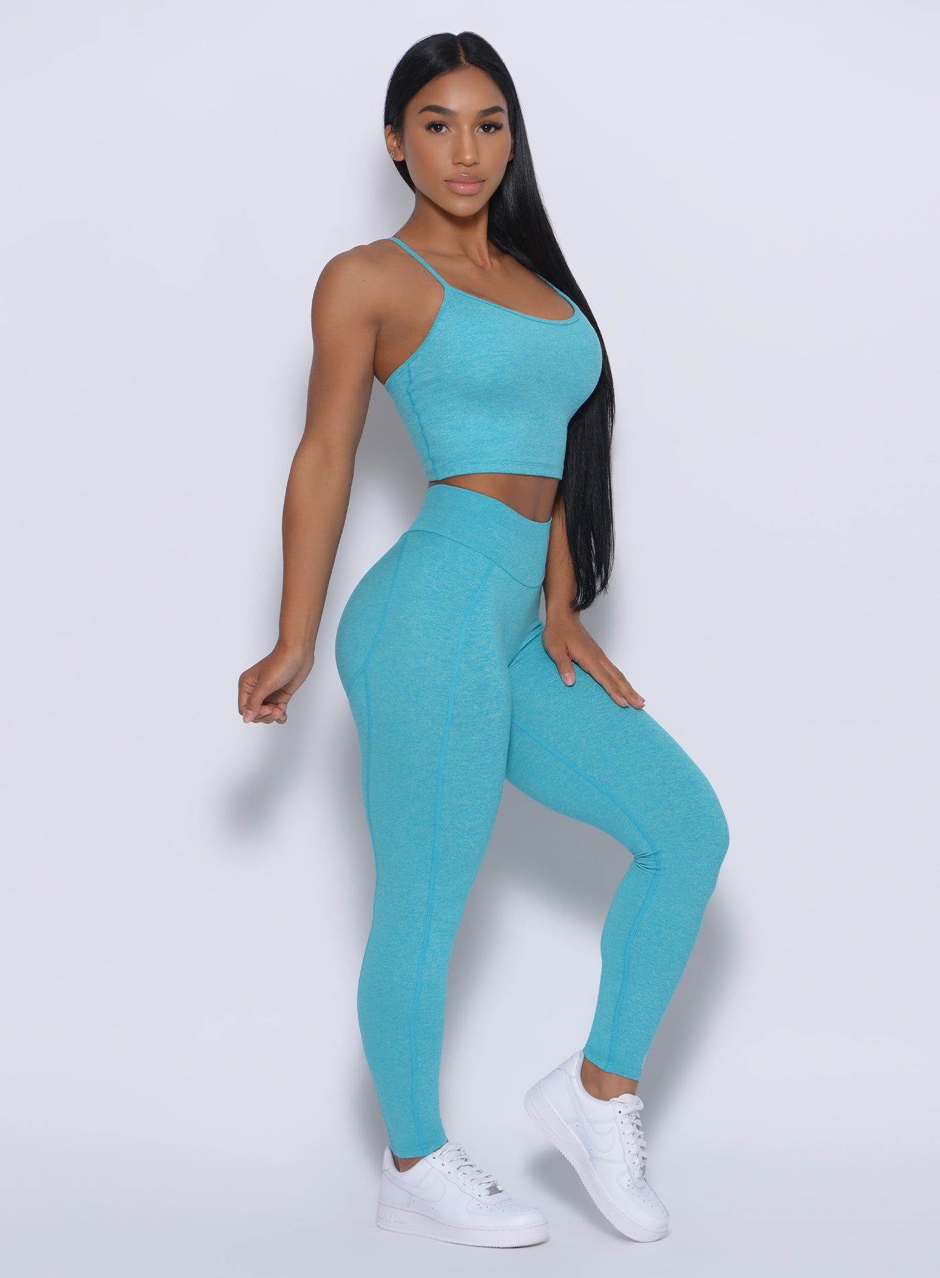 Uplift Leggings | Crystal Blue | Bombshell Sportswear